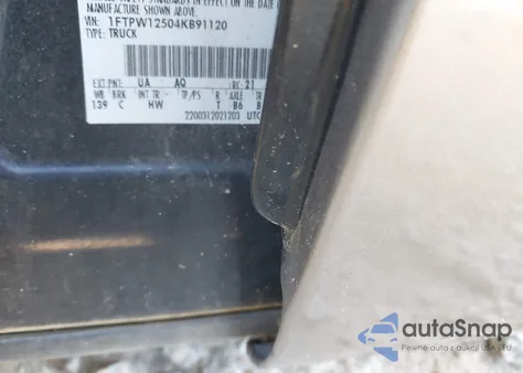 2004 Ford F-150 Lariat/Xlt from USA, damaged, VIN 1FTPW12504KB91120